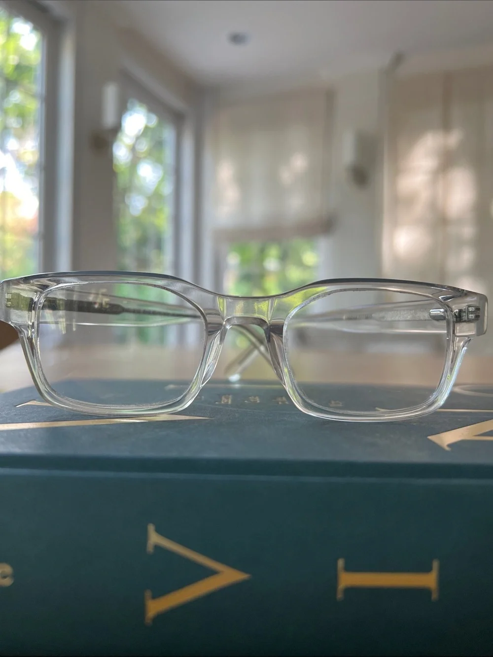 Crystal Clear Readers Rectangular Eyeglass Frames + 0.75